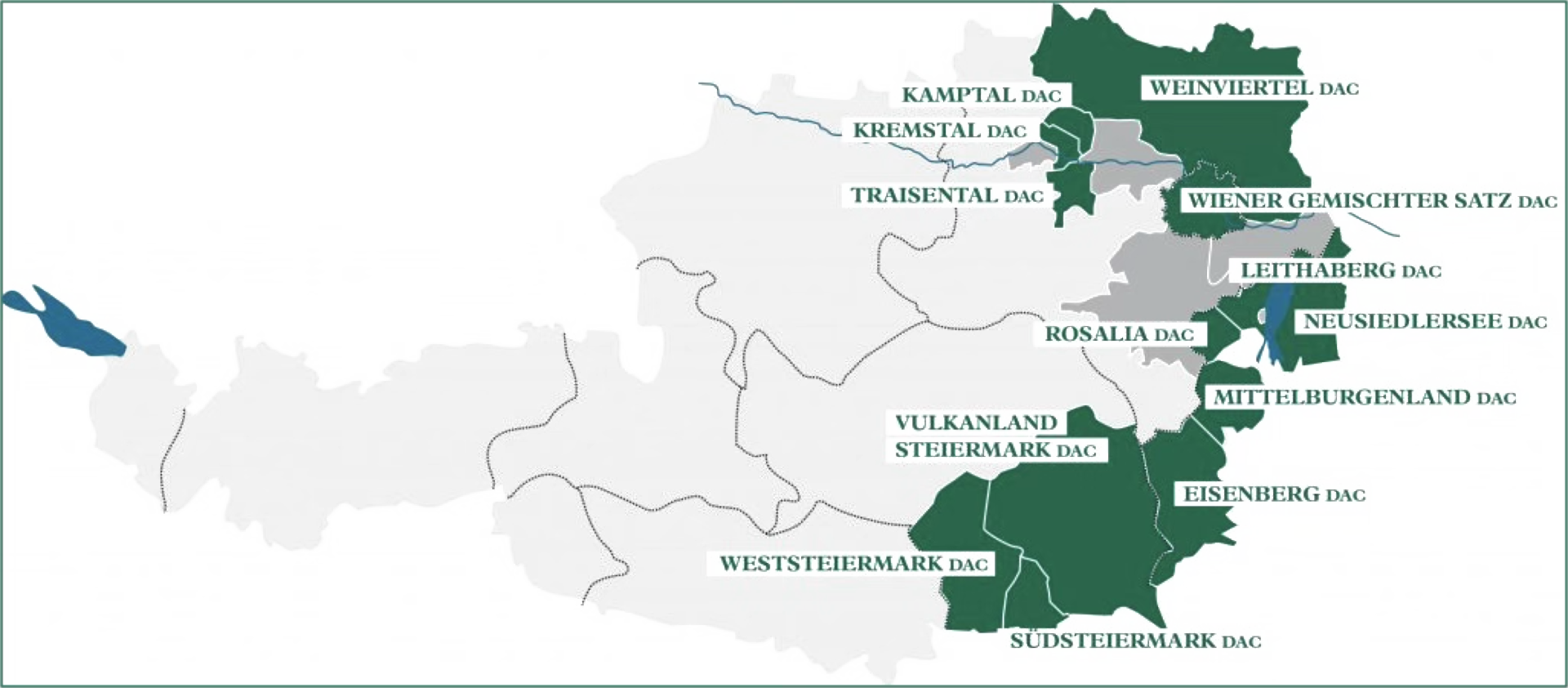 Carte Autriche